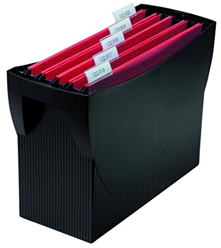 HAN Hängemappenbox SWING 1900 Spar-Set (schwarz, Hängemappenbox + Hängetaschen)