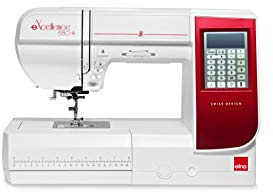 Elna EXELLENCE 580+ Nähmaschine, großer Nähbereich, komfortable Funktionen, Benutzerfreundlich