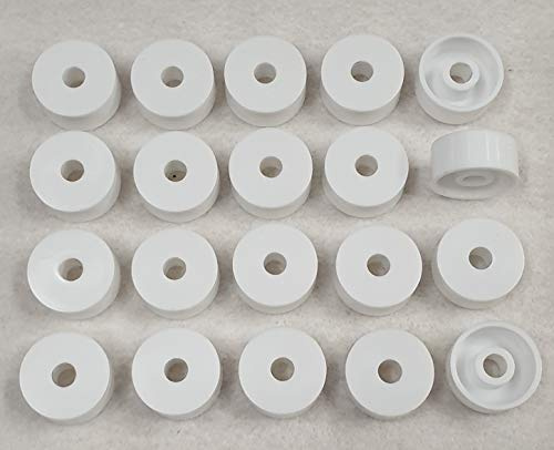 Hallis Hudson 100 x Curtain Track Fixing Spacers Blind Track Fixing Washers Discs,