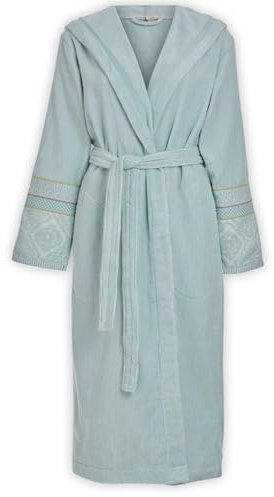 Pip Studio Kapuzen-Bademantel Soft Zellige | Blue - XL