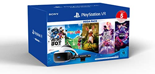Sony Interactive Entertainment PS VR Mega Pack 3 inkl. PS VR-Headset / PS Camera / PS Camera-Adapter / 5 Spiele (Gutscheincode)