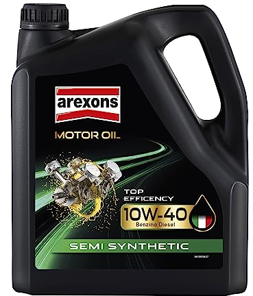 AREXONS Olio Motore 10W-40 4L Semisinthetic, Protezione elevata, Universale Benzina e Diesel