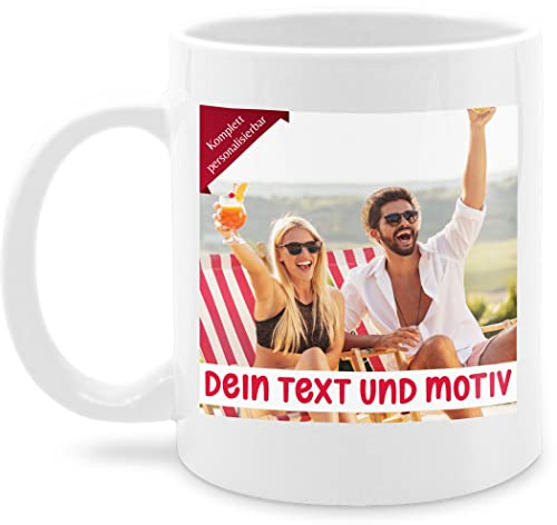 Tasse Tassen 325ml - eigenem Bild - Eigenes Foto Geschenk I - 325 ml - Weiß - selbst gestaltet fototasse selber gestalten photo kaffeetasse zum selbstgestalten beide seiten customized mug