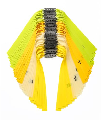 Lot de 20 bandes de rechange robustes en latex élastique 25-15, 0,5 à 0,7 mm, pour tir en catapulte en plein air, chasse professionnelle (longueur 220 mm, 0,65 mm)