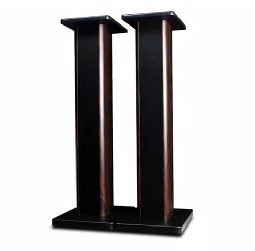 Speaker Stands 1 Pair Bookshelf Speaker Stands Wooden Professional Speaker Stand Audio Stand Home Theater Stand Floor Stand (Color : Brown, Size : 15cm/5.9inches)