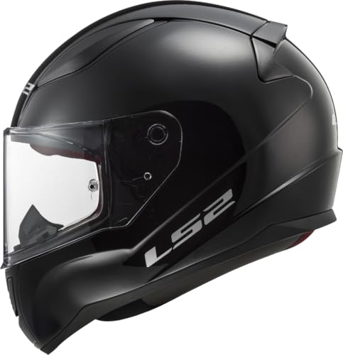 LS2, Integraler Motorradhelm RAPID II SOLID Gloss Black, XL