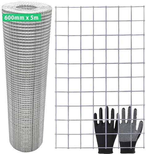 Rodent Proofing Wire Mesh Roll Galvanized Wire Metal Mesh 600mm x 5m, Stop & Prevent Mice & Mouse Access, Filling In Gaps Around The Home & Garden