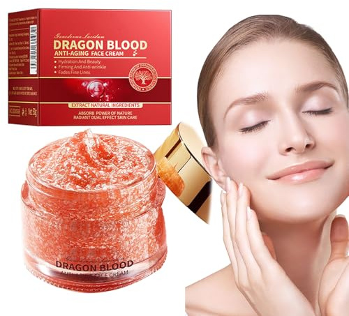 Dragons Blood Facial Cream, Women Dragon Blood Cream, Dragon Blood Anti Aging Face Cream, Retinol Placenta Dragon Blood Cream, For Anti Wrinkle, Nourishing & Hydrating, For All Skin Types 50g