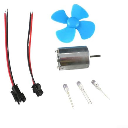 Alternative Energy Wind Power Generator Kit 12V DC Dynamo System 0-20V 6-9V 200-6000rpm Four-Blade 60mm Diameter Electrical Components Set