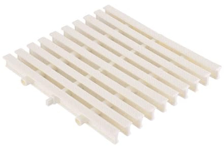 Gitterrost Ablaufgraben, Abdeckung Gitter Verbindungsk, Für Einfahrten, Rinngitter, Terrasse, Pool, Gewerbebereich (White,30x100cm-15 pieces)