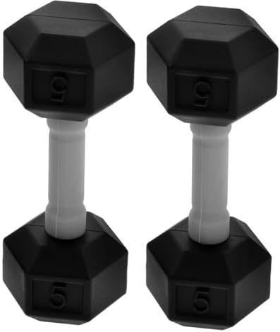 Milisten Set di 2 manubri divertenti mini pesi a mano per casa, palestra, asilo, fitness, bilanciere leggero per esercizi