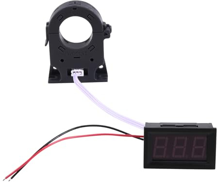 Fegtrtyoa 100A Amperometro Digitale Hall Voltmetro Hall A Estremità Aperta Voltmetro Isolato A Singola Visualizzazione Amperometro Hall LED Meter DC 100A