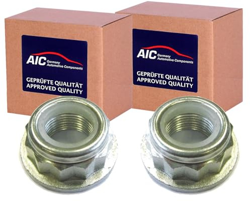 2x AIC Achsmutter M20 | 2x 52030 passend für Golf 3 4 A3 Octavia Leon