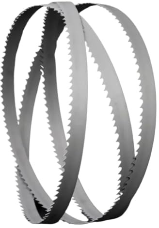 Lot de 2 lames de scie à ruban for le travail du bois, longueurs : 1400, 1425, 2240, 1065, 1511, 1575, 1712 et 1790 mm, largeur : 6,35 pouces, denture : 6, 10 ou 14 dents.(2PCS-6TPI,1511x6)