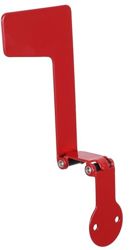 HONITANO Repuesto de bandera para buzón - Repuesto de bandera de señal elevada de cartero Iron Alert - Accesorio metálico para buzón de jardín