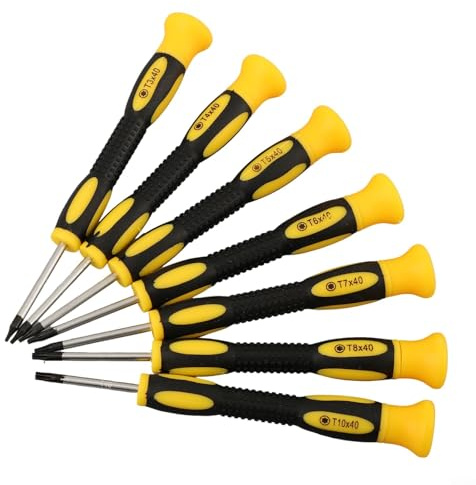 7-teiliges Torx-Schraubendreher-Set für T3 T10H, entworfen für Xbox-Controller und mobile Geräte, kompaktes und praktisches Werkzeug