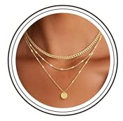 Meteorstarry Halsreif Damen Silber 925 Sterling, 3PCS Layering Lange Silberkette Kette Silber 925 Damen mit Anhänger Halsketten Chain Damenkette für Frauen