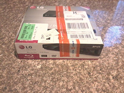 LG BP125 Blu-Ray Disk/DVD 1080p Player with HDMI & USB