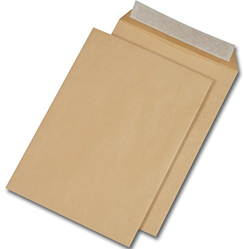 500 Versandtaschen B4 250 x 353 mm HK ohne Fenster braun dimapax