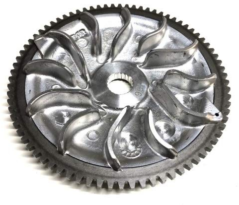 Riemenscheibe passend für Gilera Runner FX FXR 125 180, Piaggio Hexagon LX, Skipper, Italjet Dragster | Lüfterrad 78 Zähne / 137 mm – hochwertige Qualität