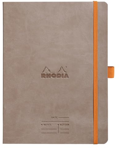 Rhodia 117784C Meeting Book A5+ 80 Blatt Grau
