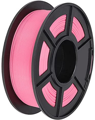 3D skrivarförbrukningsvaror, PCL lågtemperaturfilament, för 3D-penna, dimensionell noggrannhet +/- 0,03mm, 1 kg spole, 395m-,Pink