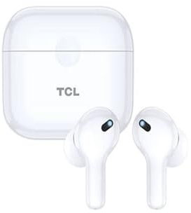 TCL Move Audio S108 - Écouteurs sans Fil avec Boîtier - Oreillettes Bluetooth Appels Clairs ENC - Batterie Longue Durée - Fonction Smart Control - Casque Intra-Auriculaire Waterproof - Blanc Perlé