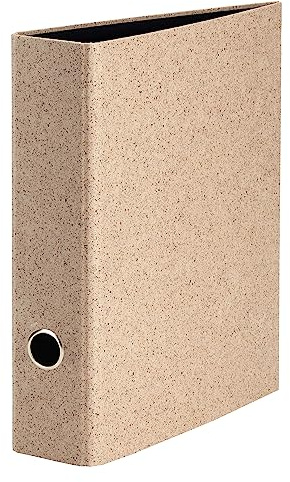 Rössler SOHO Ordner DIN A4 | Ordner A4 breit | Aktenordner A4 | Ordner breit mit Griffloch | DIN A4 Ordner mit Hebelmechanik | 320 x 285 x 85 mm | 1 Stück | Farbe: Braun | Cacao