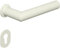 HEWI 162PBM01.230 99 Drückergarnitur Serie 162-mit Rundrosetten PZ, weiß matt,