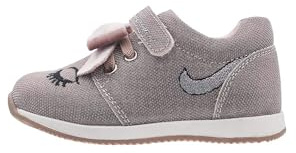 Chicco Sneaker med kardborreband, elastiska skosnören, skor för flickor och flickor, Rosenröd, 28 EU