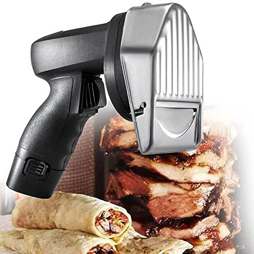 Trancheuse à Viande pour Usage Domestique ou Commercial, trancheuse à Viande sans Fil, trancheuse à Kebab électrique Commerciale, épaisseur réglable de 1 à 8 mm, Machine à Couteau