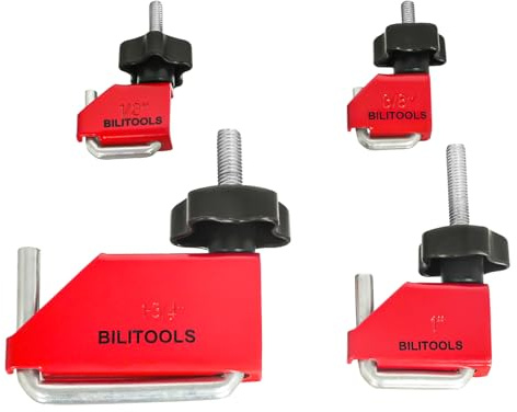 BILITOOLS Pince à Collier Durite Lot de 4, Carburant Refroidissement Frein | Pince à Collier Serflex pour Durite Souple sans Dommage, Pince Flexible Frein, Outil de Serrage Tuyau Auto