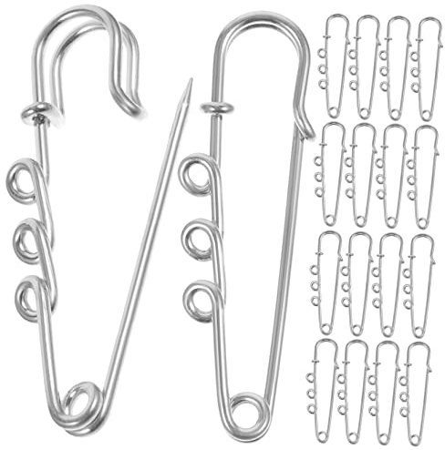ULDIGI 50stücke Größere Sicherheitsnadeln Mit Löchern Für Broschen DIY Handwerk Nähen Schmuck Machen Anstecknadeln Blumen Befestigen