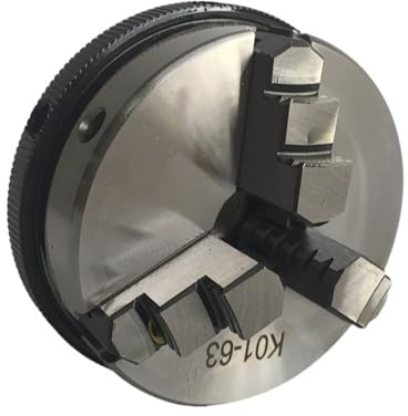 PMZZHUPVR Portabrocas de 3 mordazas de 63 mm, Mini portabrocas K01-63, portabrocas autocentrante de 3 mordazas for Herramientas pequeñas