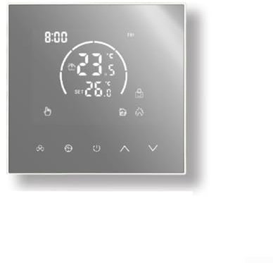 Zoegneer Smartes Thermostat für elektrische Fußbodenheizung, Wandmontage, Temperaturregler mit anpassbaren Einstellungen (elektrische Heizung)