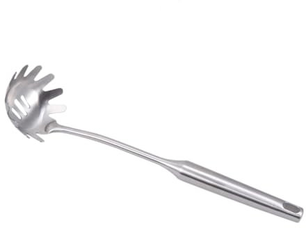 GRIRIW Edelstahl Spaghetti Löffel Slotted Spoon Küchengerät Werkzeug Für Pasta Nudeln Und Spaetzle Hitzebeständig Und Spülmaschinenfest Für Sichere Anwendung Der Küche