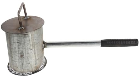 FUNOMOCYA Portable Fire Extinguisher Pot Bbq Ash Bucket Ash Carrier Bbq Tools Fire Pit Extinguisher Steel Extinguishing Pot Long-lasting Material
