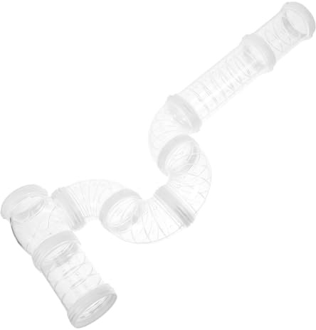 Toddmomy Tube PVC Transparent pour Hamster Kit De Tubes Et Tunnels pour Petits Animaux Connecteur De Tube pour Souris Tunnel D’Exercice Modulable DIY pour Cage Enclos De Jeu