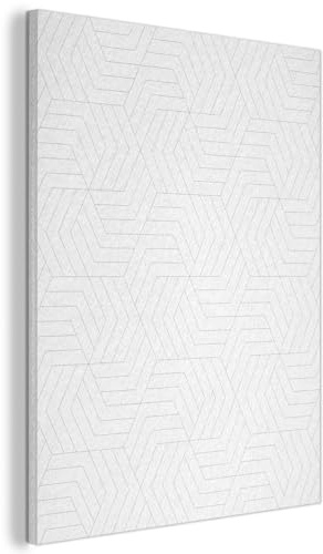 MuchoWow© Wandbilder Akustikpaneele 50x70 cm Filz Deko Wohnung Bild Wohnzimmer Wandpaneele Schallabsorber Wand Bilder Wandpaneel Wall Decor Grafisch - Muster - Modern