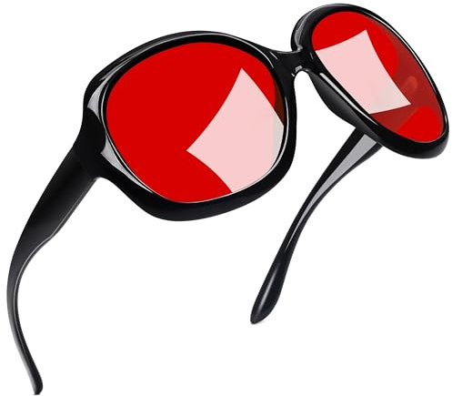 Joopin Grandes Gafas de Sol Mujer Polarizadas de Moda Protección UV400 | Diseño Elegante, Mariposa, Estilo Retro, Casual, Gran Tamaño, Lentes de TAC, Conducir, Viajar, Playa, Compras, Uso Diario