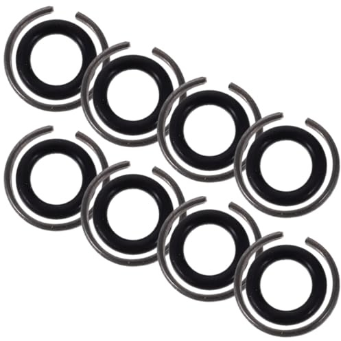 ABOOFAN 8 Satz Schlagschrauber Ersatzteile mit Sicherungsring und O ring Dichtung aus Eisen und Gummi 12,5mm Vierkant Antrieb Langlebig und Einfach zu Bedienen für Luft und Akku