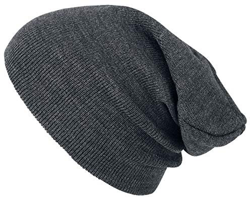 MSTRDS unisex mössa basic flap lång version h.charcoal En Storlek