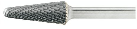 LUKAS A10071225608 HM-Frässtift L Rundkegel 12x25mm Z7