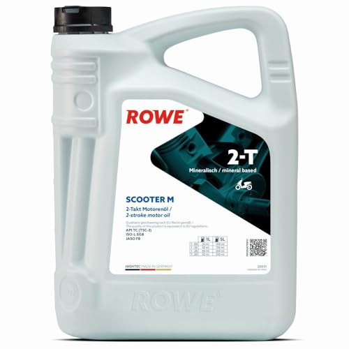 ROWE Hightec 2-T Scooter M Roller- 5 Liter Motoröl, mineralisch |Made in Germany