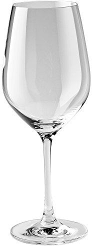 ZWILLING J.A. HENCKELS 6 Piece Predicat Burgundy Glass Set, 13.6 oz, White