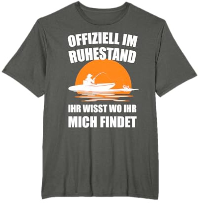 Angler Opa Angeln Ruhestand Angel Rente Geschenk T-Shirt