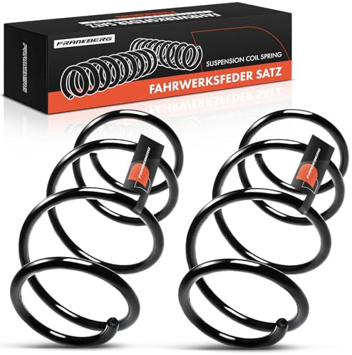 Frankberg 2x Muelles de chasis Muelles de suspensión Compatible con Serie 3 Touring E46 Serie 3 Cabrio E46 Serie 3 E46 Serie 3 Coupé E46 Serie 3 Compact E46 Replace# 31331093068