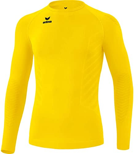 Erima unisex - barn Athletic Långärmad tröja funktionsunderkläder (2252108), gul, XS