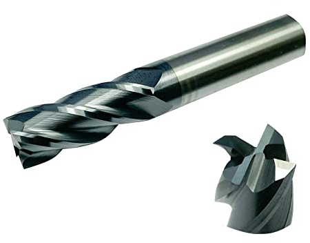 KATOOL VHM Schaftfräser Ø 1 bis 12 mm - universelle Hartmetall Fräser zum Eintauchen (2 mm)