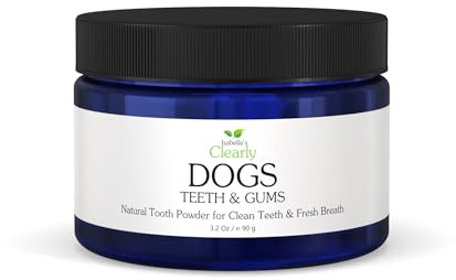 Isabella’s Clearly Teeth & Gums for Dogs | Natural Tooth Cleaning Powder | No-Rinse Dog Toothpaste Alternative with Coconut, Kelp & Cinnamon | Vegan, Made in USA